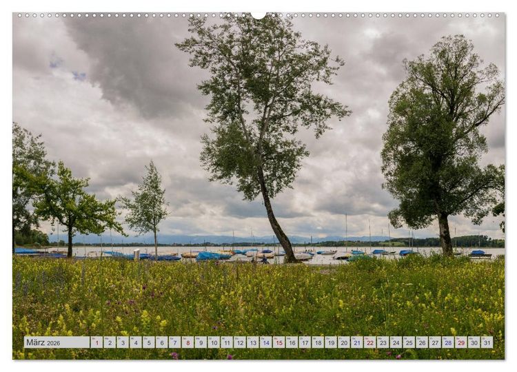 Produktbild: Der malerische Pf&auml;ffikersee (Wandkalender 2026 DIN A2 quer), CALVENDO Monatskalender
