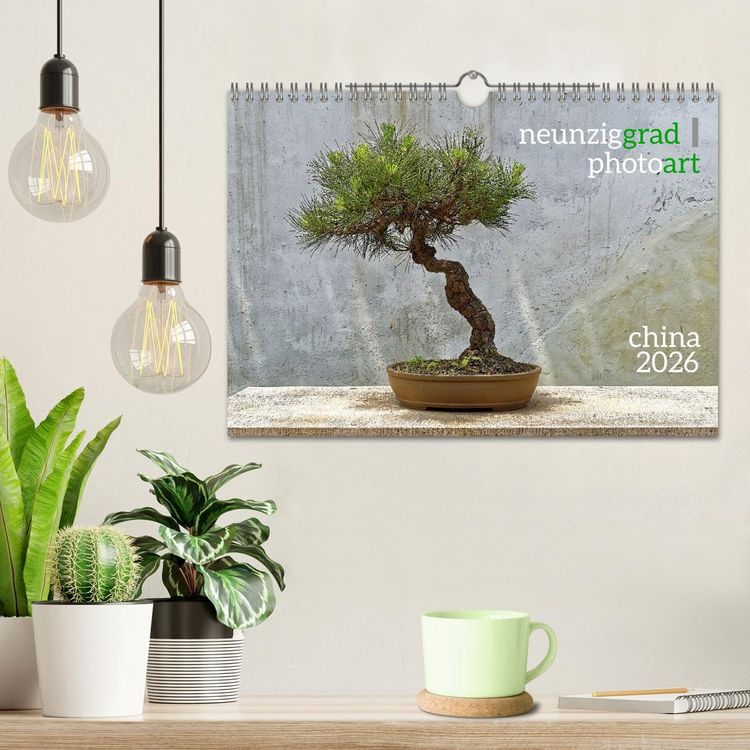 Produktbild: neunziggrad I photoart: china (Wandkalender 2026 DIN A4 quer), CALVENDO Monatskalender