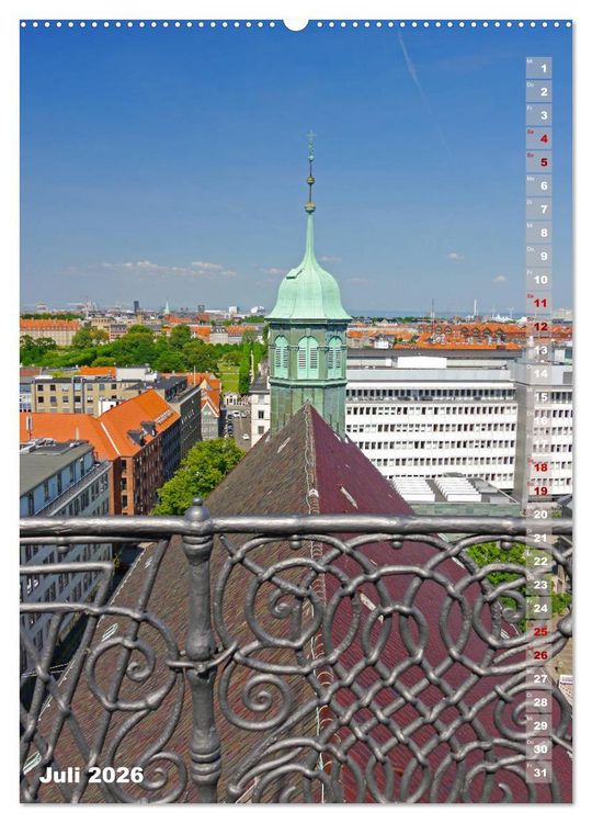 Produktbild: Kopenhagen. Skandinavische Sch&ouml;ne (hochwertiger Premium Wandkalender 2026 DIN A2 hoch), Kunstdruck in Hochglanz