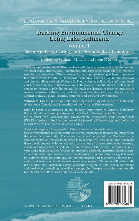 Produktbild: Tracking Environmental Change Using Lake Sediments