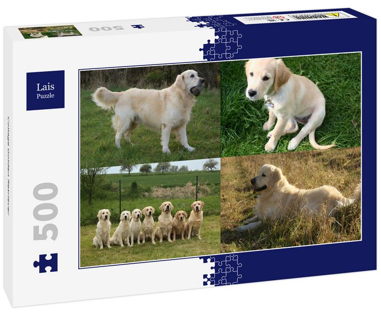 Produktbild: Lais Puzzle Collage Golden Retriever 500 Teile