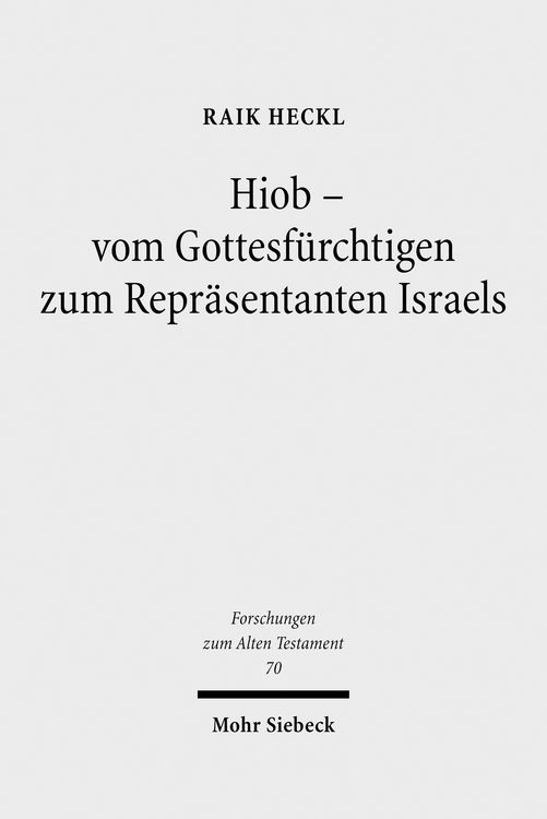 Produktbild: Hiob - Vom Gottesf&uuml;rchtigen zum Repr&auml;sentanten Israels