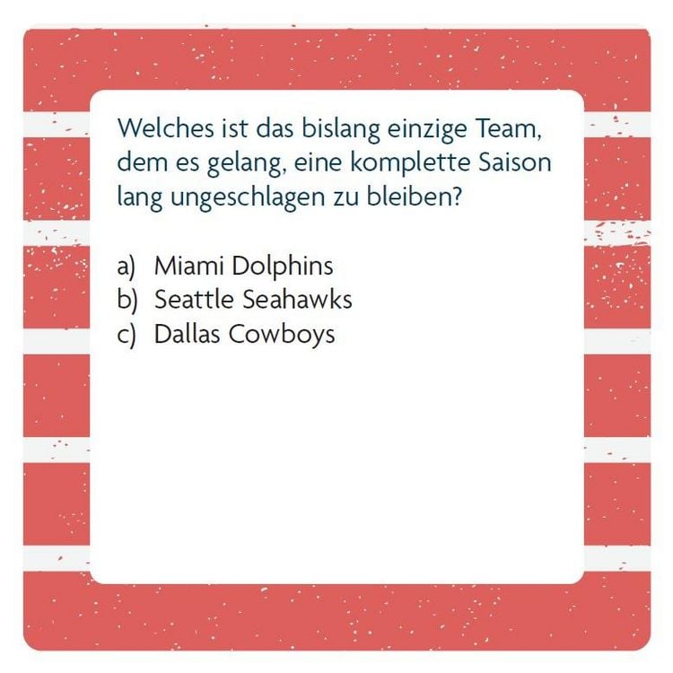 Produktbild: Das American Football-Quiz