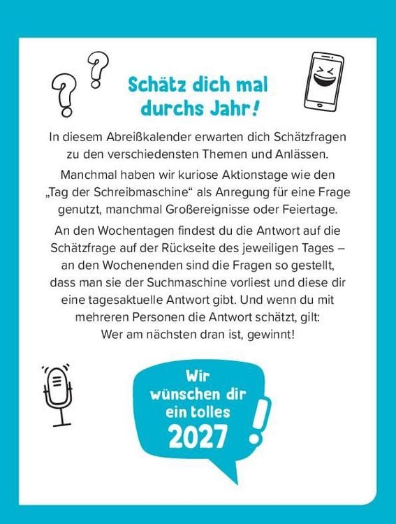Produktbild: Sch&auml;tz mal! Kalender 2027