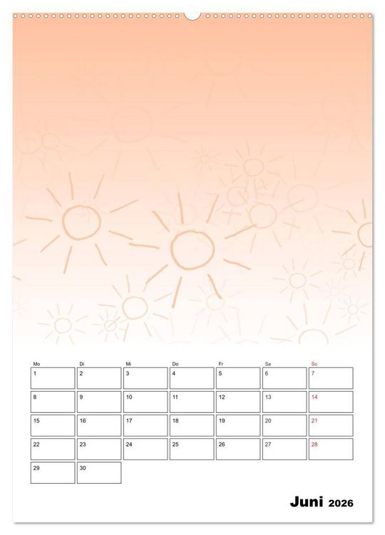 Produktbild: ERINNERUNGEN Zum Selberbasteln (hochwertiger Premium Wandkalender 2026 DIN A2 hoch), Kunstdruck in Hochglanz