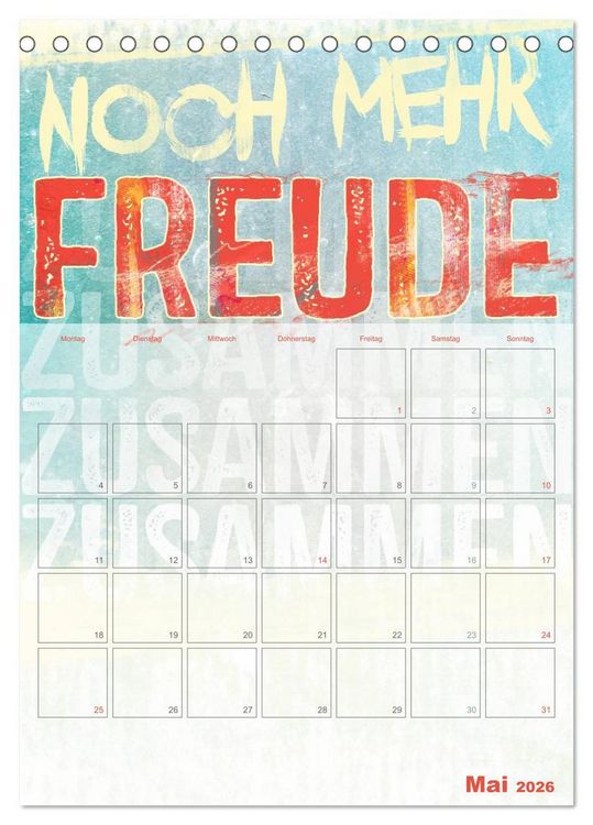 Produktbild: Liebe macht gl&uuml;cklich (Tischkalender 2026 DIN A5 hoch), CALVENDO Monatskalender
