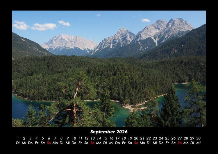 Produktbild: Die Seen der Erde 2026 Fotokalender DIN A3