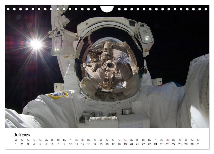 Produktbild: Abenteuer im Weltraum (Wandkalender 2026 DIN A4 quer), CALVENDO Monatskalender