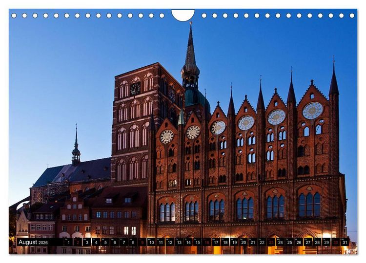 Produktbild: Ostseeperle Stralsund (Wandkalender 2026 DIN A4 quer), CALVENDO Monatskalender