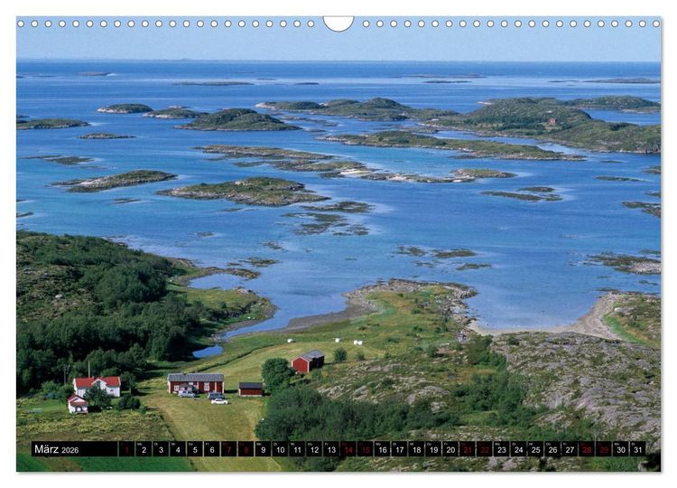 Produktbild: Skandinavische Horizonte (Wandkalender 2026 DIN A3 quer), CALVENDO Monatskalender