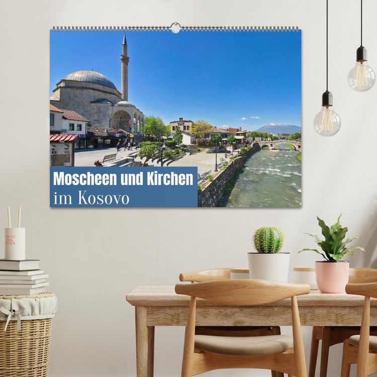 Produktbild: Moscheen und Kirchen im Kosovo (Wandkalender 2027 DIN A2 quer), CALVENDO Monatskalender