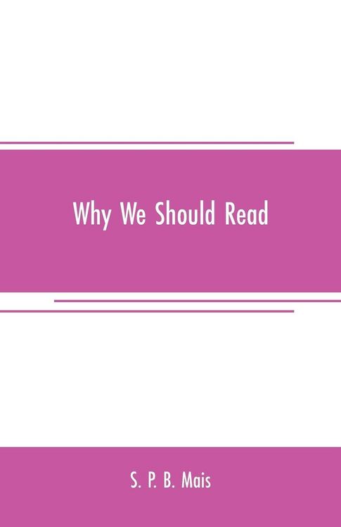Produktbild: Why we should read