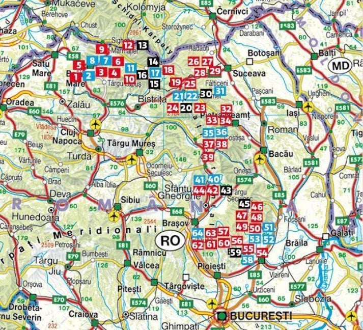 Produktbild: ROTHER Wanderf&uuml;hrer Rum&auml;nien &ndash; Ostkarpaten