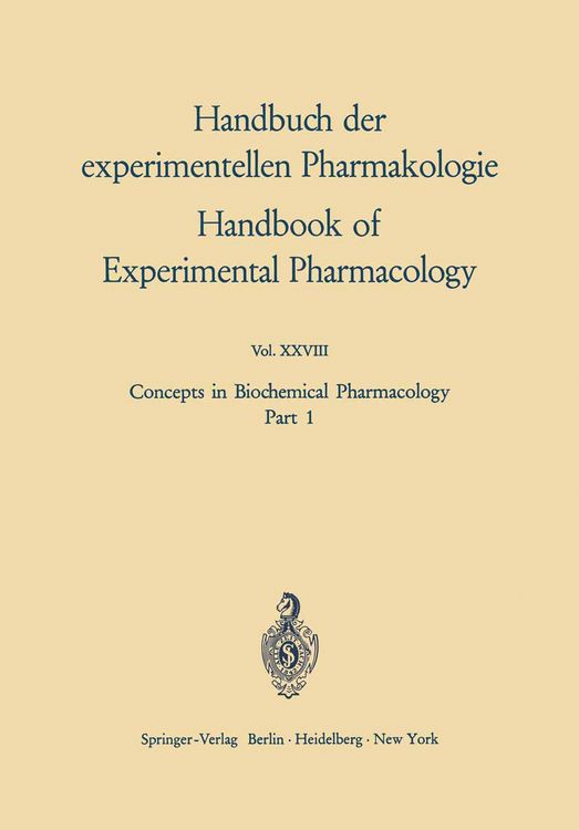 Produktbild: Concepts in Biochemical Pharmacology