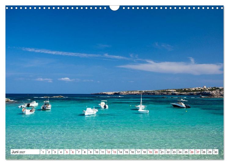 Produktbild: Momente einer Reise - Ibiza und Formentera (Wandkalender 2027 DIN A3 quer), CALVENDO Monatskalender