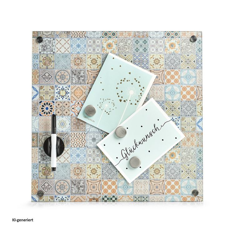 Produktbild: HTI-Living Memoboard aus Glas Mosaik Memoboard aus Glas Mosaik