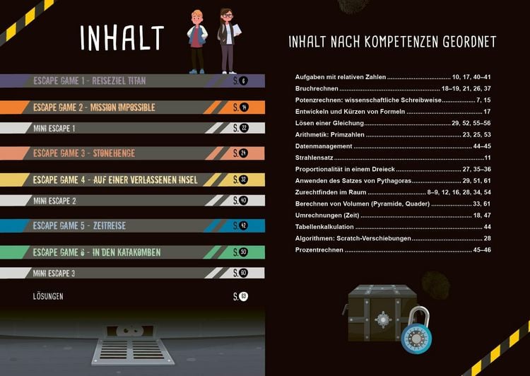 Produktbild: Escape Games Level 5 (lila) &ndash; L&ouml;se die R&auml;tsel! &ndash; 9 Escape Games ab der 8. Klasse