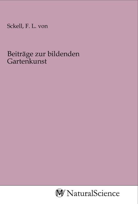 Produktbild: Beitr&auml;ge zur bildenden Gartenkunst