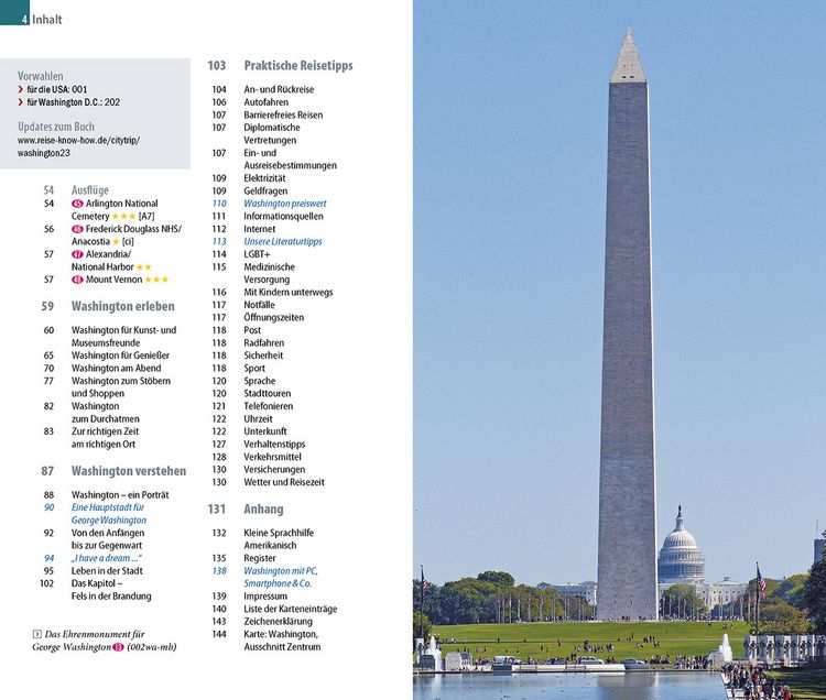 Produktbild: Reise Know-How CityTrip Washington D.C.