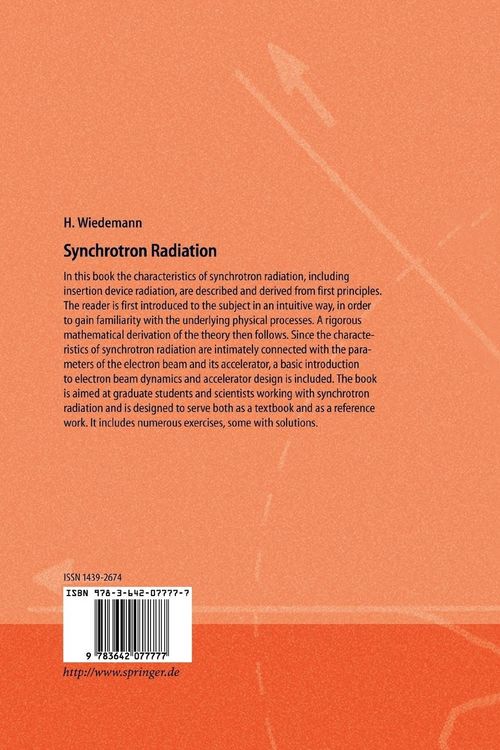Produktbild: Synchrotron Radiation
