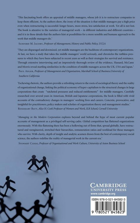 Produktbild: Managing in the Modern Corporation