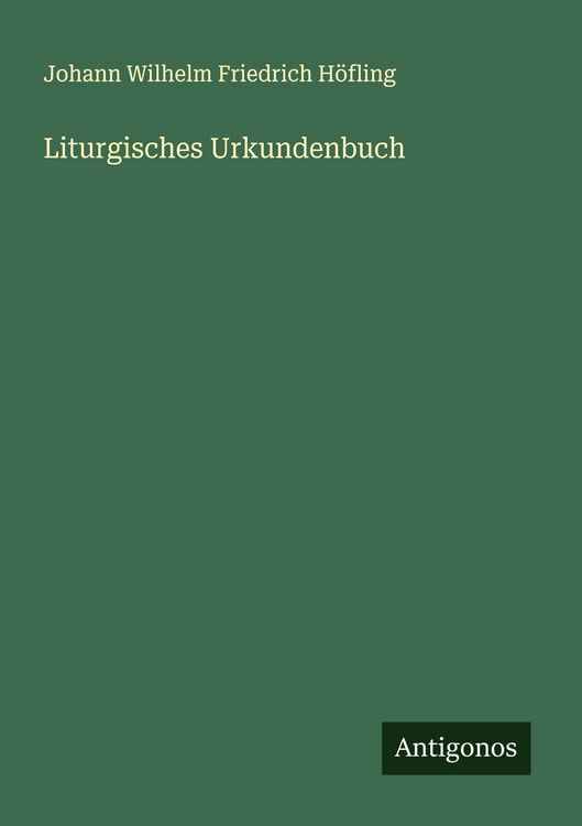 Produktbild: Liturgisches Urkundenbuch