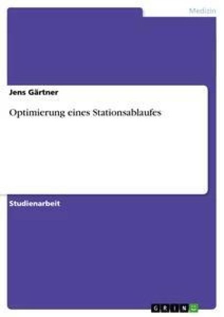Produktbild: Optimierung eines Stationsablaufes
