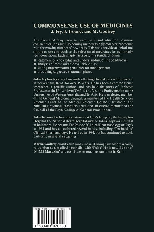 Produktbild: Commonsense use of Medicines