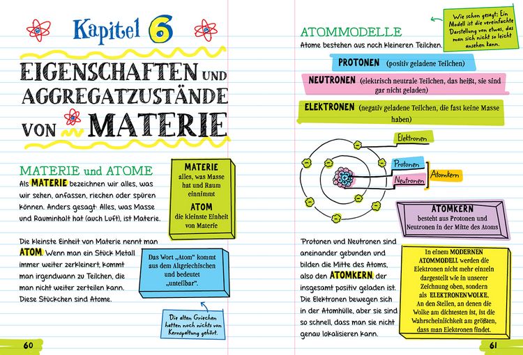 Produktbild: Big Fat Notebook - Alles, was du f&uuml;r Physik, Chemie und Bio brauchst - Das geballte Wissen von der 5. bis zur 9. Klasse. Mit Bonuswissen: Erdkunde