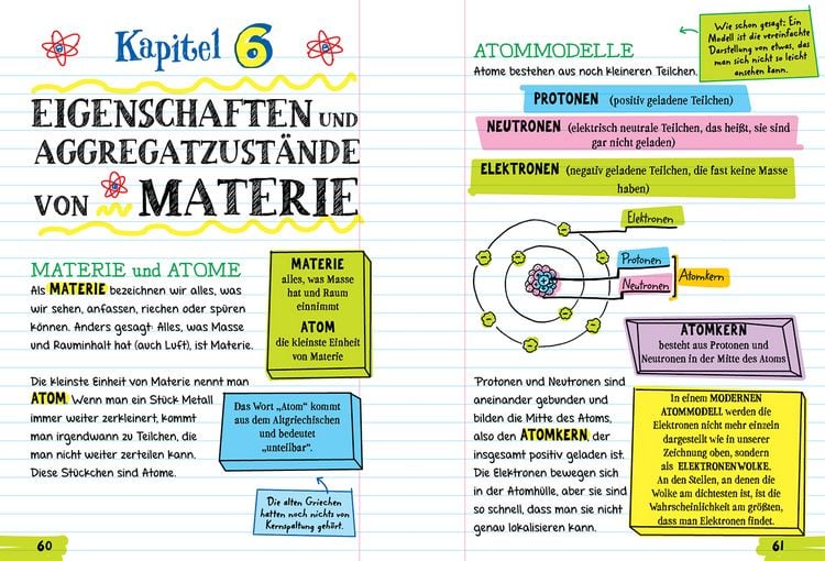 Produktbild: Big Fat Notebook - Alles, was du f&uuml;r Physik, Chemie und Bio brauchst - Das geballte Wissen von der 5. bis zur 9. Klasse. Mit Bonuswissen: Erdkunde
