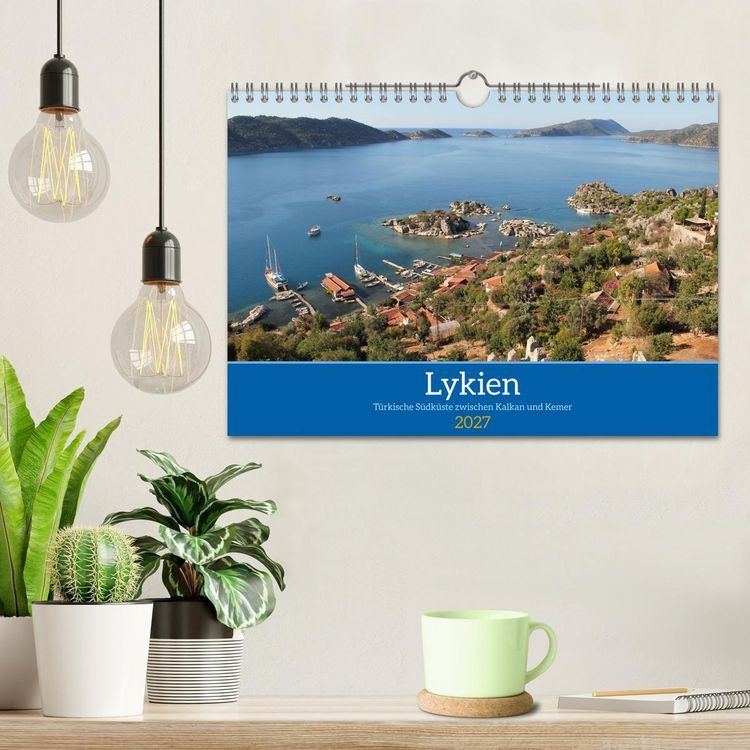 Produktbild: Lykien. T&uuml;rkische S&uuml;dk&uuml;ste zwischen Kalkan und Kemer (Wandkalender 2027 DIN A4 quer), CALVENDO Monatskalender
