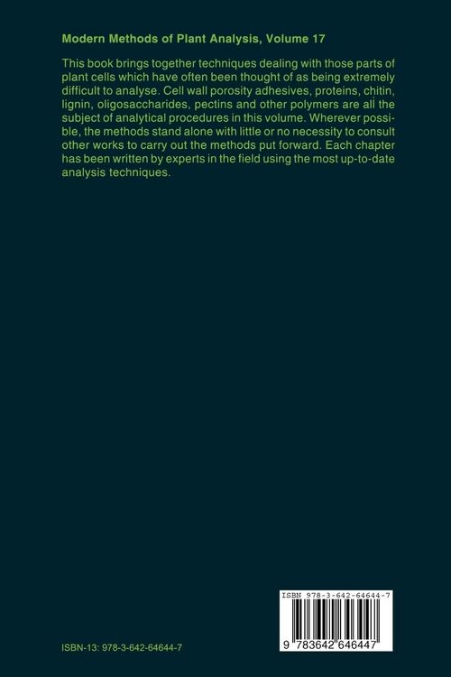 Produktbild: Plant Cell Wall Analysis