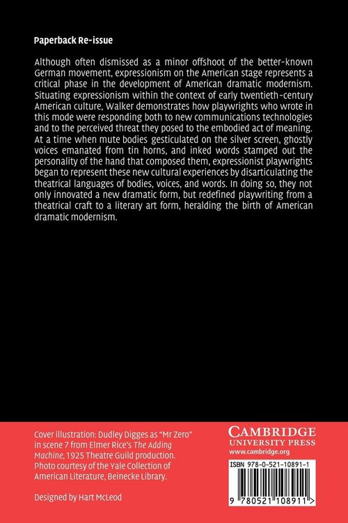Produktbild: Expressionism and Modernism in the American Theatre