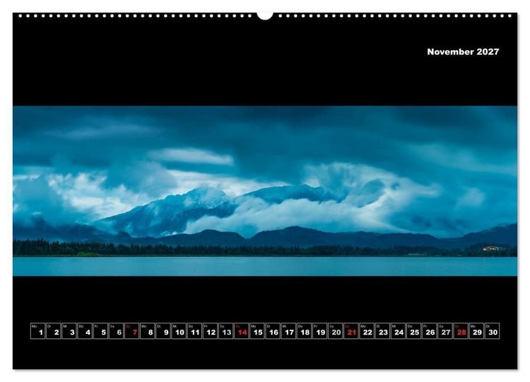 Produktbild: Weitblicke - Panoramen (hochwertiger Premium Wandkalender 2027 DIN A2 quer), Kunstdruck in Hochglanz