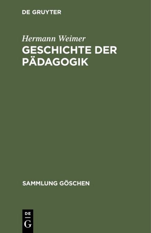 Produktbild: Geschichte der P&auml;dagogik