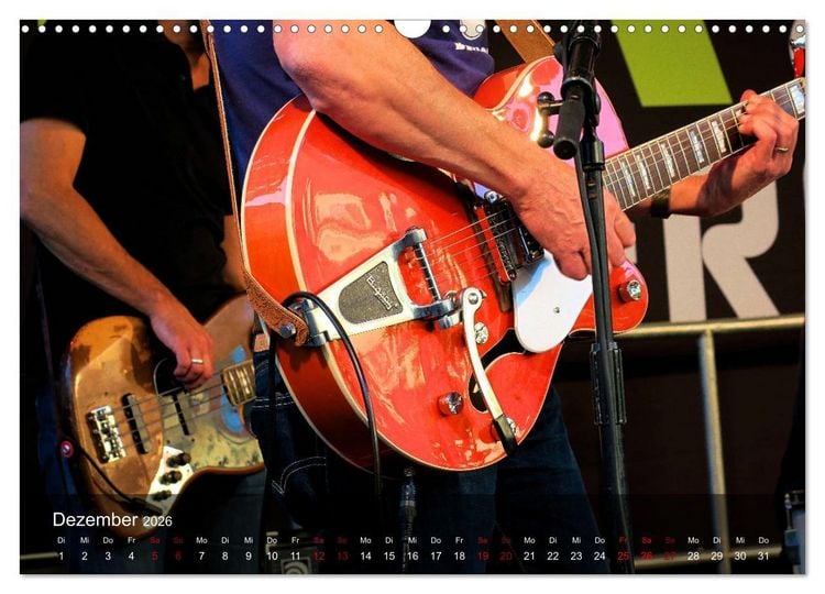 Produktbild: Rockmusik live (Wandkalender 2026 DIN A3 quer), CALVENDO Monatskalender