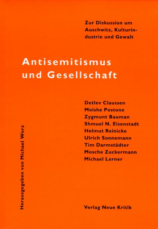 Produktbild: Antisemitismus und Gesellschaft