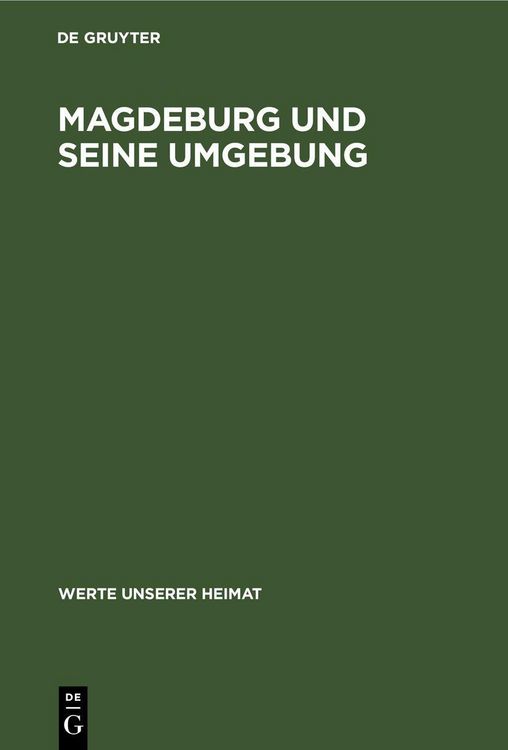 Produktbild: Magdeburg und seine Umgebung
