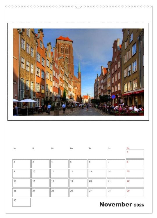 Produktbild: Danzig - Gdansk (Wandkalender 2026 DIN A2 hoch), CALVENDO Monatskalender