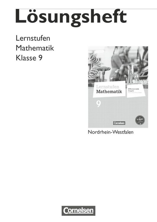 Produktbild: Lernstufen Mathematik - Differenzierende Ausgabe Nordrhein-Westfalen - 9. Schuljahr