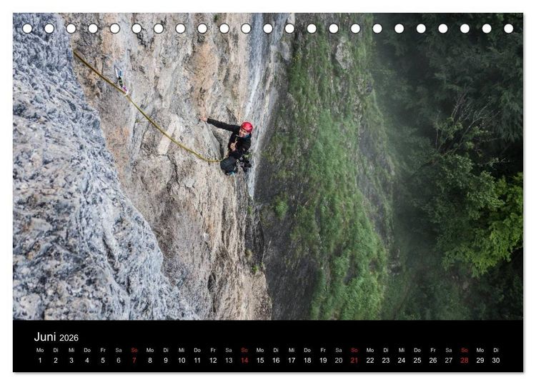 Produktbild: Climbing Solutions - Bergsport weltweit (Tischkalender 2026 DIN A5 quer), CALVENDO Monatskalender