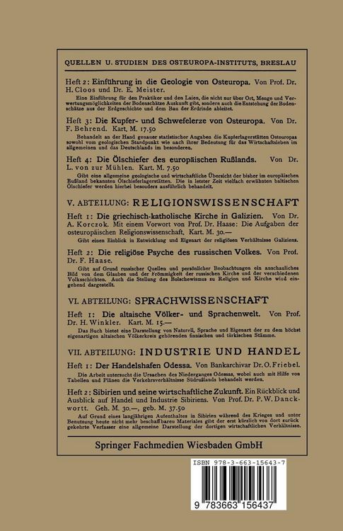 Produktbild: Bau und Bodensch&auml;tze Osteuropas