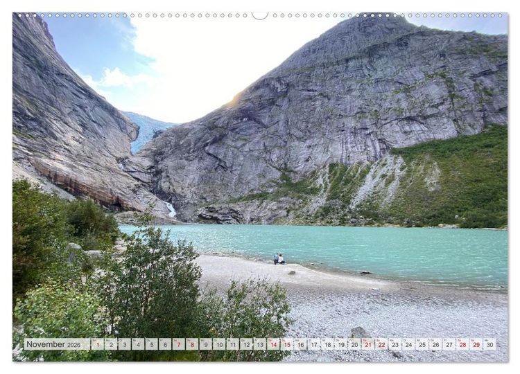 Produktbild: Wandern in Norwegen - Einklang von Gebirge und Meer (hochwertiger Premium Wandkalender 2026 DIN A2 quer), Kunstdruck in Hochglanz