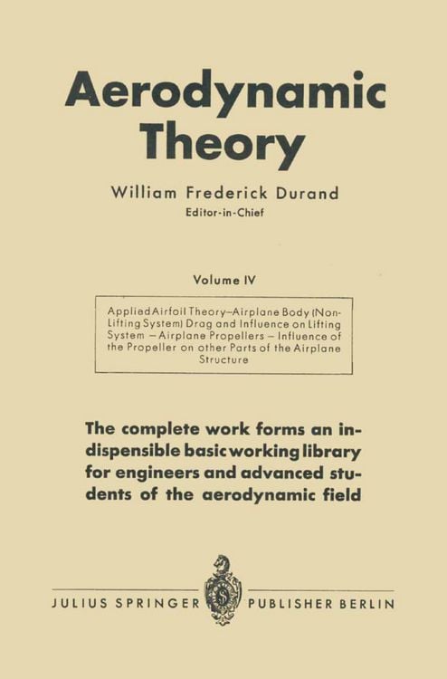 Produktbild: Aerodynamic Theory