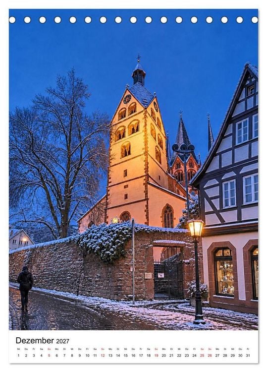 Produktbild: Gelnhausen Stadt vertikal (Tischkalender 2027 DIN A5 hoch), CALVENDO Monatskalender