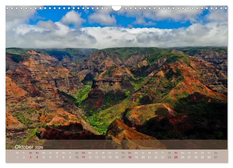 Produktbild: Aloha aus Hawaii (Wandkalender 2026 DIN A3 quer), CALVENDO Monatskalender