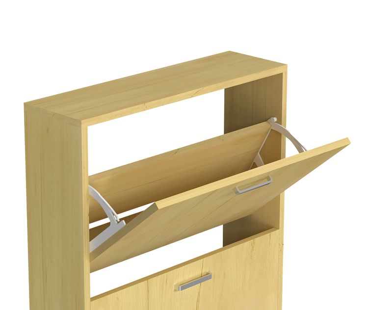 Produktbild: Holz Regal Schuhschrank Schuhkipper Sulos M