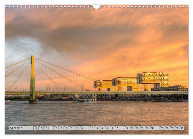 Produktbild: Wundersch&ouml;nes K&ouml;ln (Wandkalender 2027 DIN A3 quer), CALVENDO Monatskalender