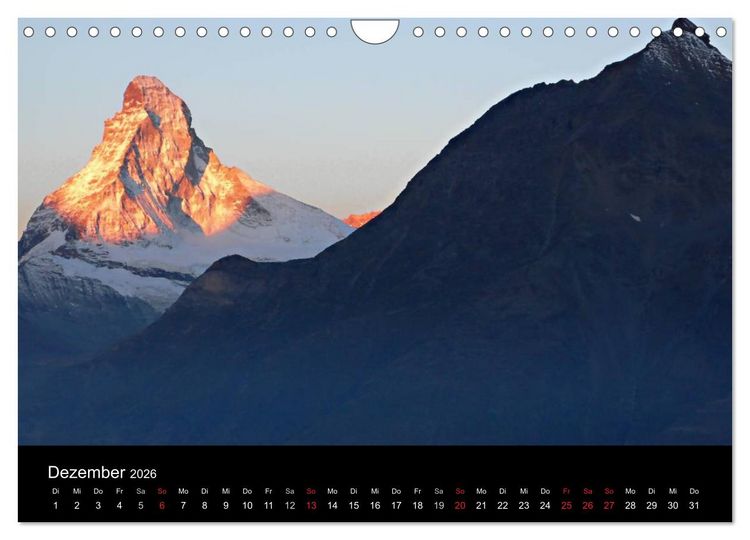 Produktbild: Faszination Matterhorn (Wandkalender 2026 DIN A4 quer), CALVENDO Monatskalender