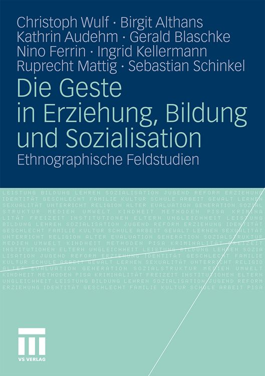 Produktbild: Die Geste in Erziehung, Bildung und Sozialisation